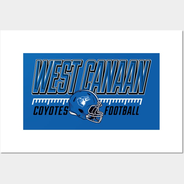 West Canaan Football Wall Art by HeyBeardMon